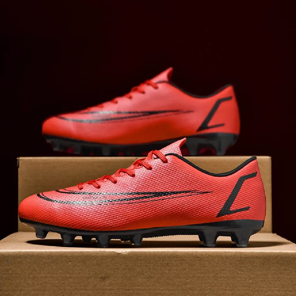 Football Boots Shoes For Men, Low Cut, Long Nail, Flat Soccer , Teenagers School Students, Competition And Training Shoes