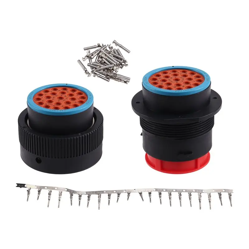 

Durable-Auto Plug Male+ Female 23 Pin Connector HDP Series With Terminals HDP26-24-23SE HDP24-24-23PE