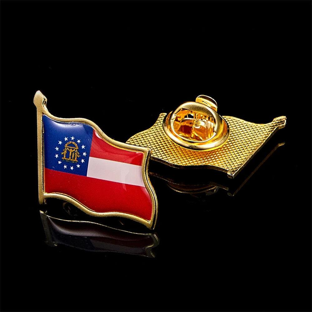 

USA State of Georgia Independence Day Patriotism Badge&Brooch Fashion Clothing Acessories