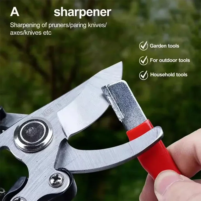 

Professional Tungsten Diamond Ceramic Knife & Scissors Sharpener for All Blades - Kitchen & Garden Shears Sharpening Tool