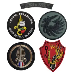 The French Foreign Legion Embroidery Patch Emblem Armband Badge Sewing Embellishment Military Tactical Embroidered Patches
