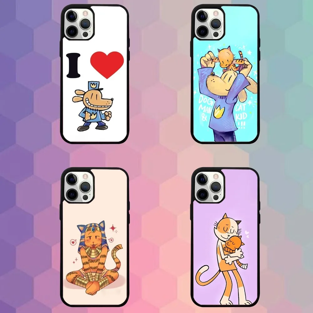 

Cartoon D-Dogs M-Mans Phone Case For iPhone 16e,16,15,14,13,12,11,Plus,Pro,Max,Mini Magsafe Magnetic Wireless Charging