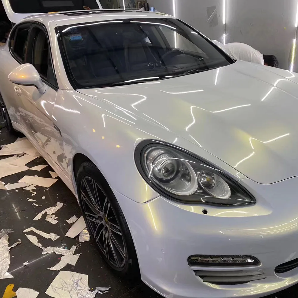 

Clear coat protection Glod TPU Film for Car Hood Protection