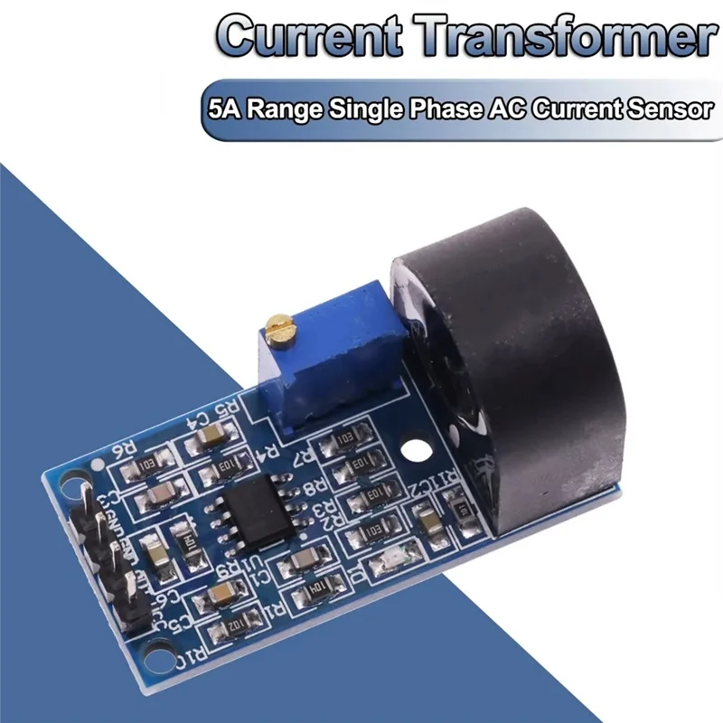 RMWIN-Stroom Transformator Module ZMCT103C 4 Stuks 5A AC Eenfase Actieve Analoge Signaal Uitgangsstroom Sensor Module