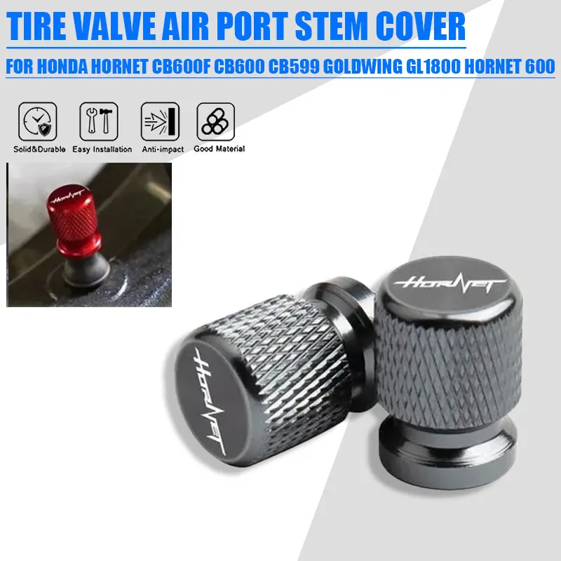 

2 Pcs Motorcycle Accessories For HONDA Hornet CB600F CB600 CB599 Goldwing gl1800 Hornet 600 Tire Valve Air Port Stem Cover Caps