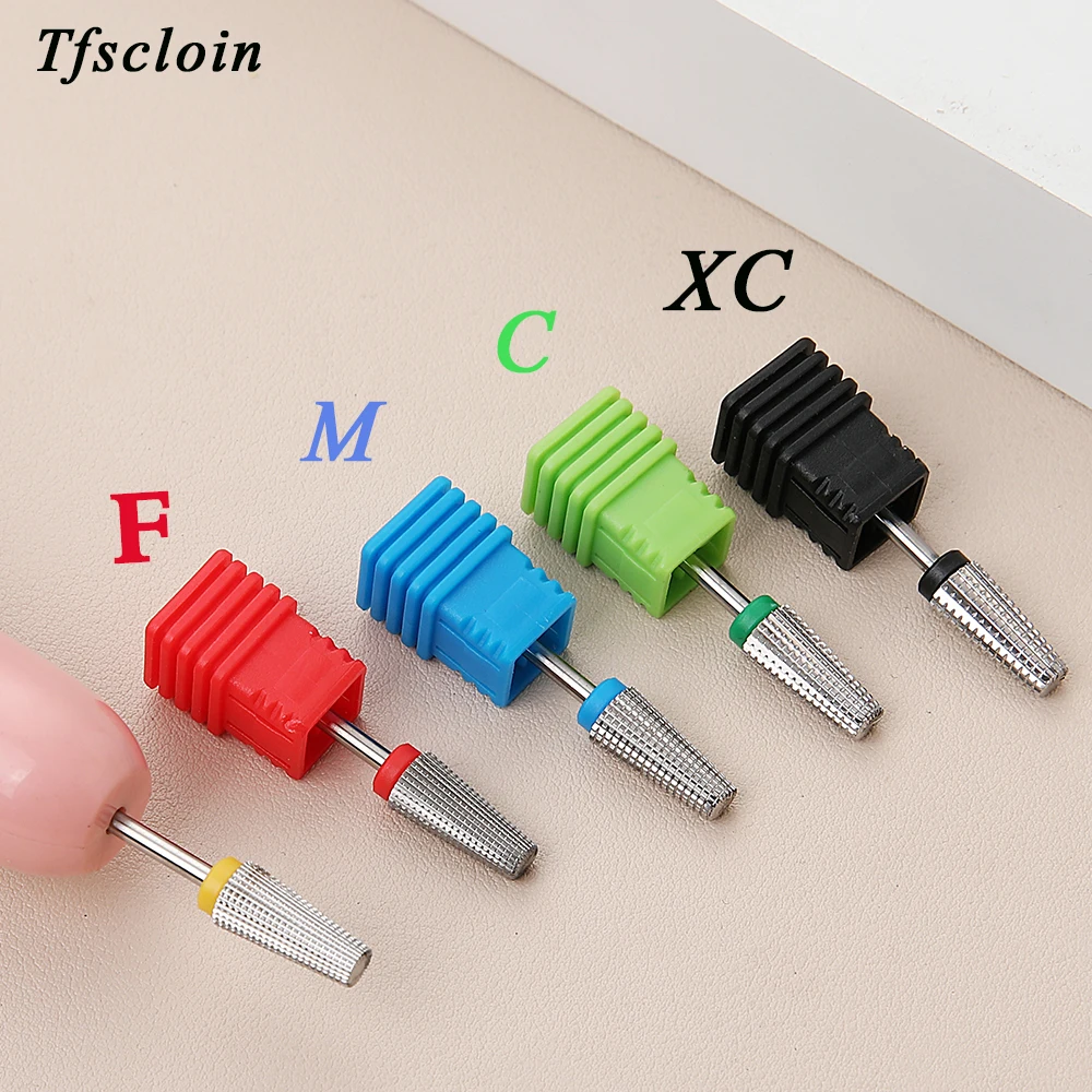 Brocas de carboneto de tungstênio para unhas, fresa profissional, cabeça de moagem para remover acessório de broca de unhas, ferramenta de manicure, 1 peça