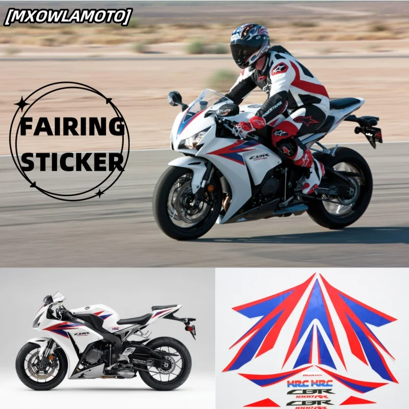 

For CBR 1000RR 2012 CBR1000rr Motorcycle Fairing Full Kit Stickers Whole Vehicle Protector Decoration Decals