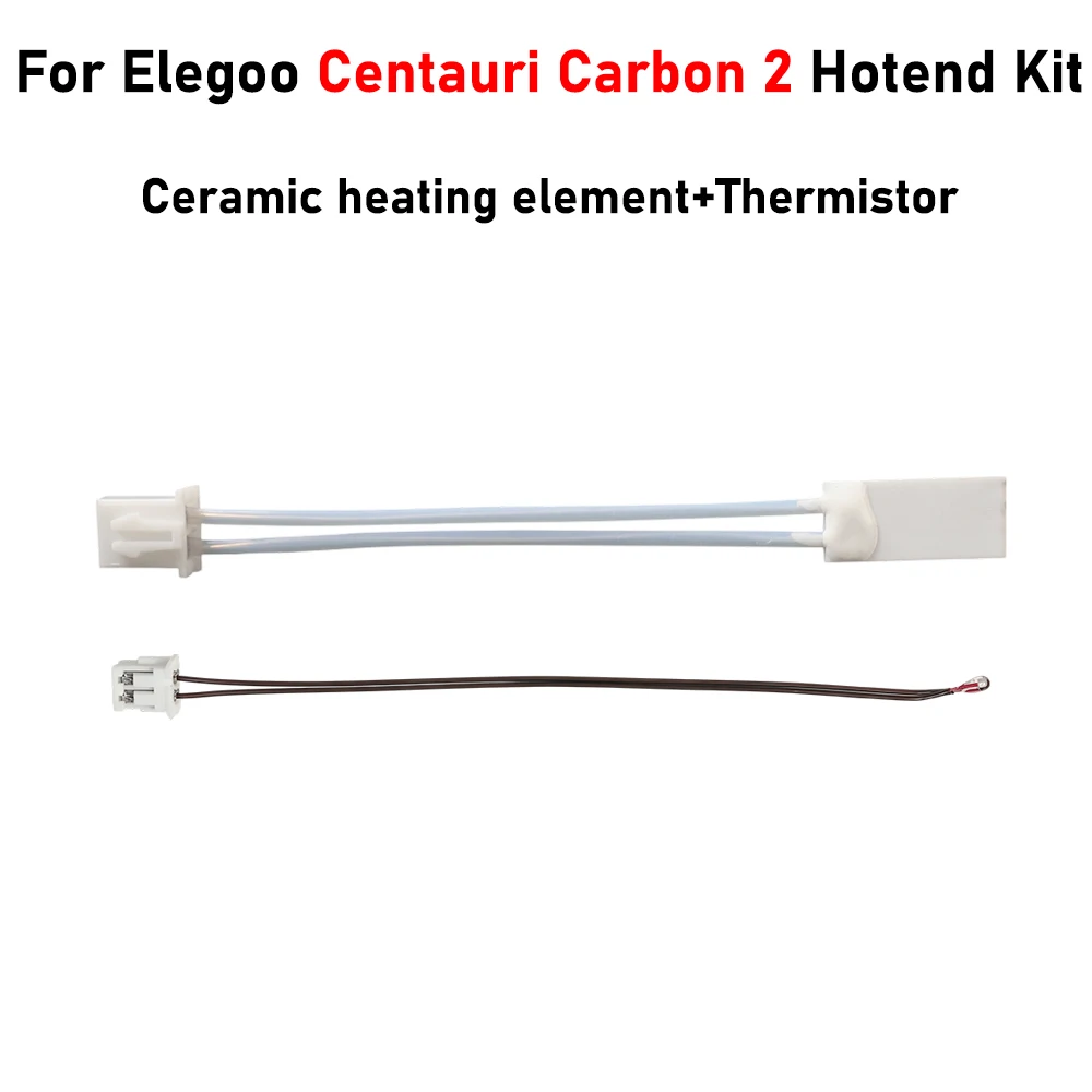Upgrade Elegoo CC2 Hotend 0,2/0,4/0,6/0,8mm Montiertes Extruder-Hotend-Kit für Elegoo Centauri Carbon 2 Hot End / Centauri Nozzle