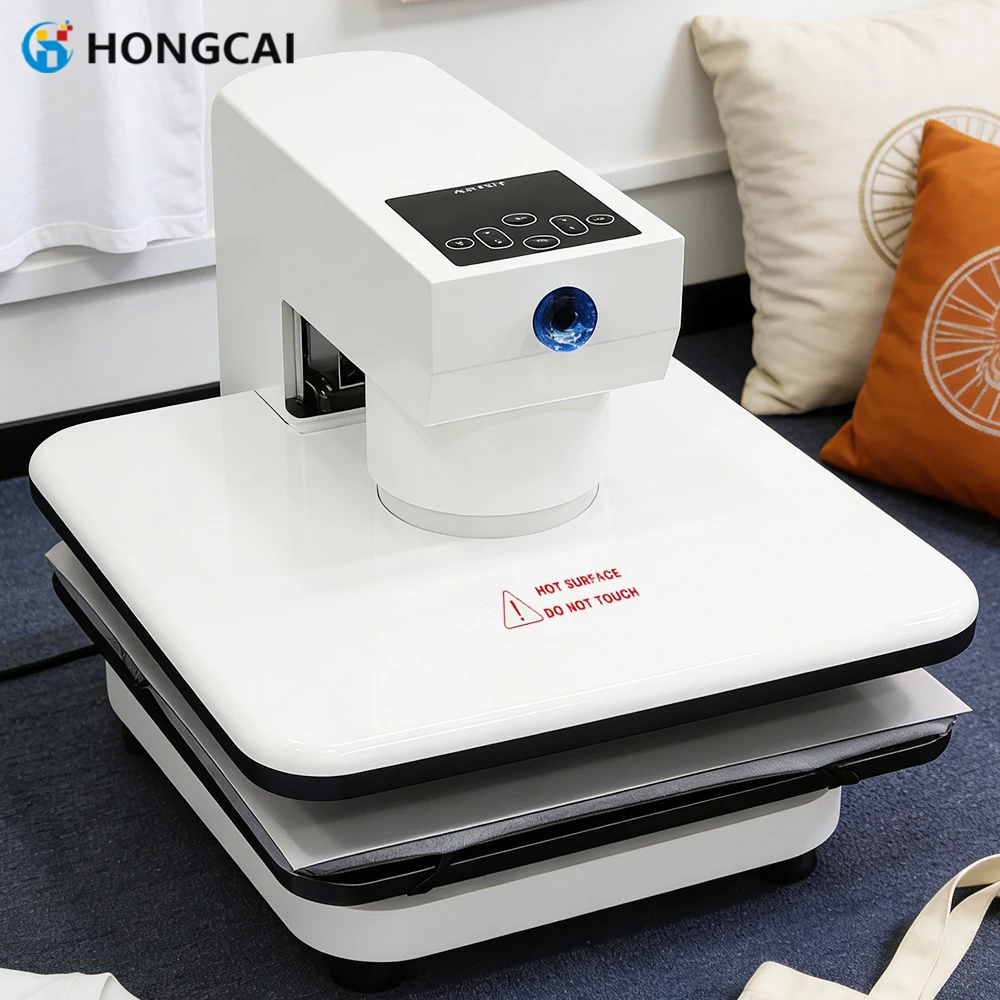 

Автоматический термопресс 15x15 дюймов с одной станцией, новый, с умным цифровым дисплеем, для термотрансфера на футболки, планшетный пресс