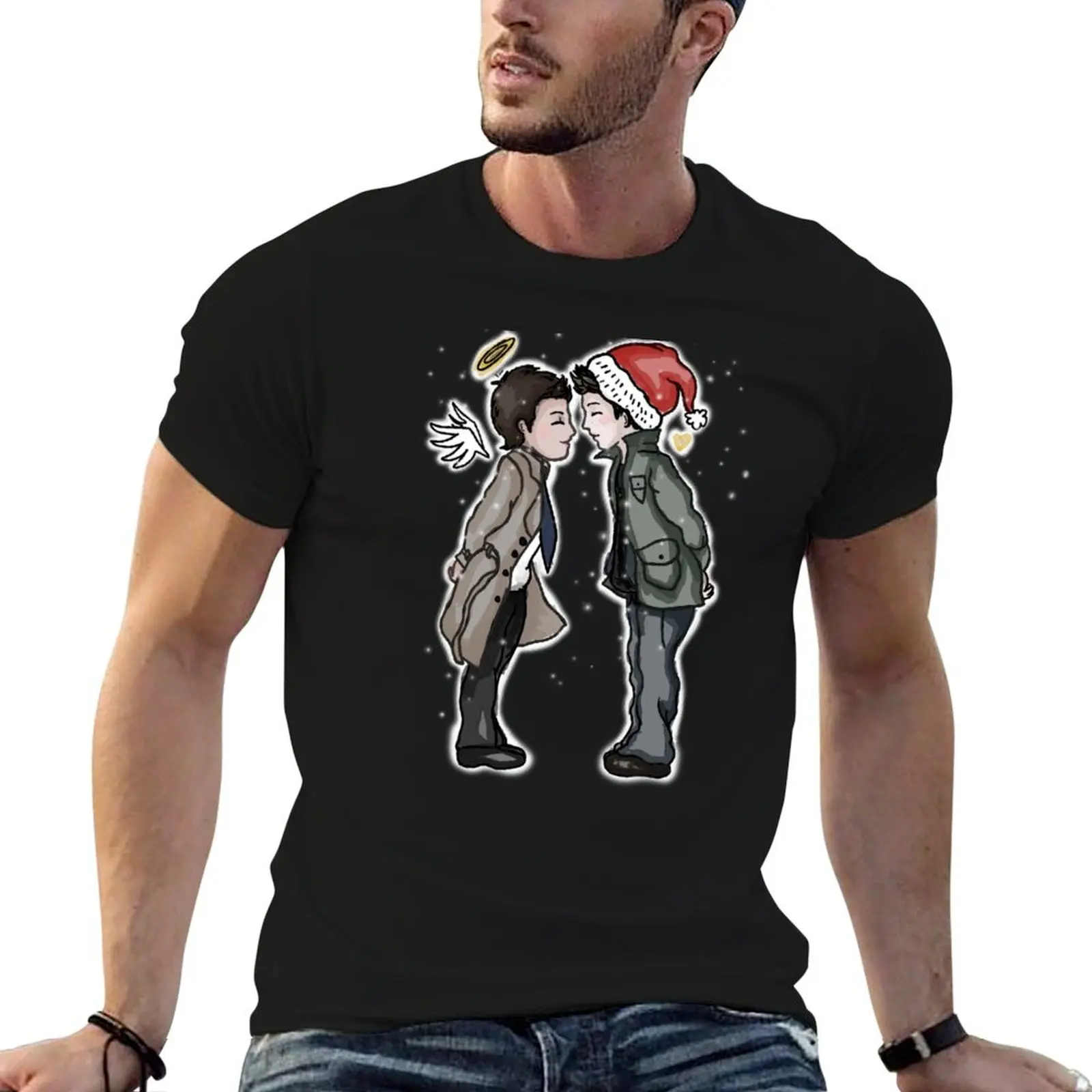 A Destiel Christmas T-Shirt essential t shirt customs mens big and tall t shirts