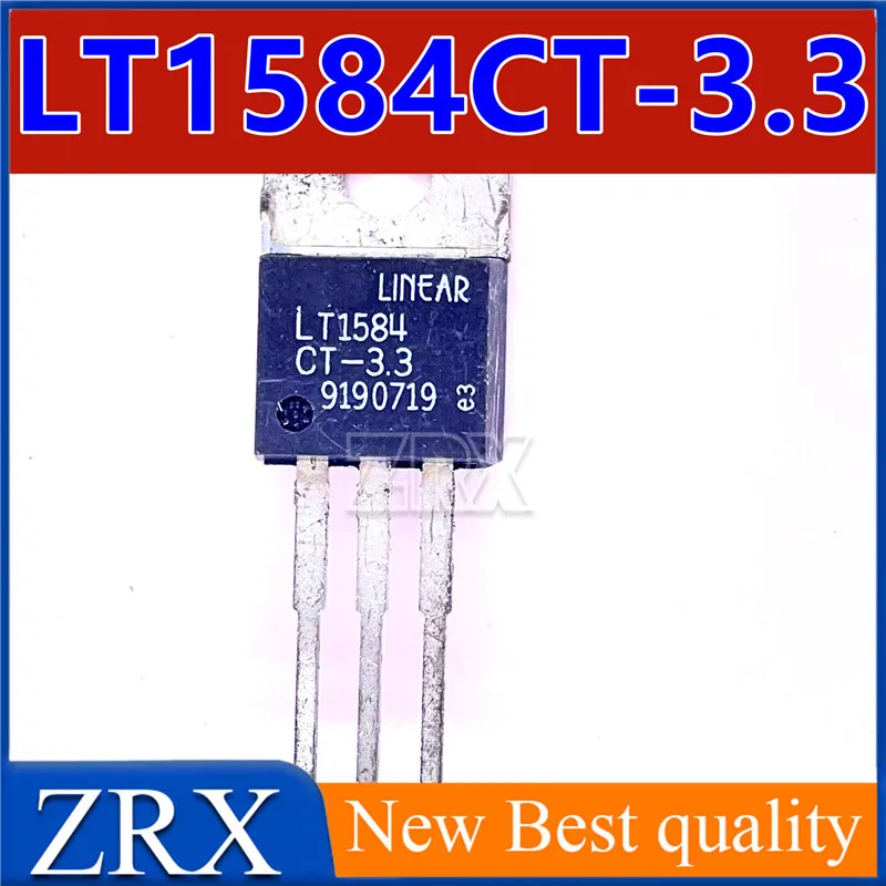 5 pçs/lote novo original LT1584CT-3.3 triode circuito integrado de boa qualidade em estoque