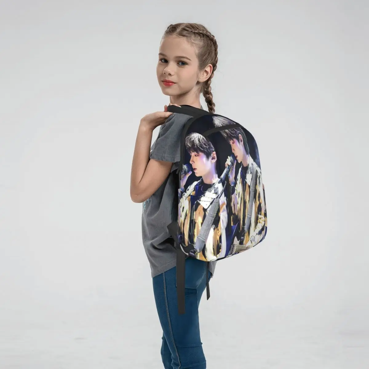 Hwang In Yeop Actor Korean Backpack Daypack Boys Girls BookBag School Bag Shoulder Bags for Men Women