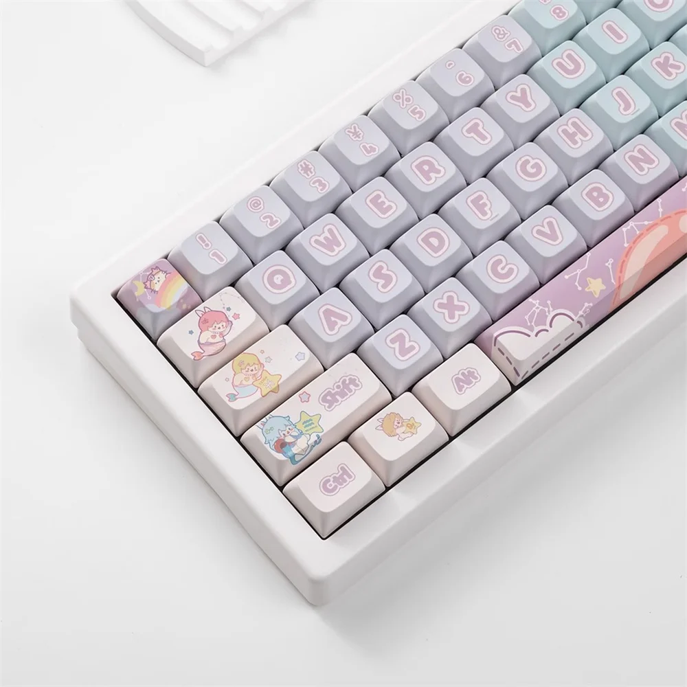 

Picking Rabbit Theme Keycaps 139 Keys XDA Profile PBT Dye Sublimation For MX Switch Fit 61/64/68/87/96/104/108 Keyboard Keycaps