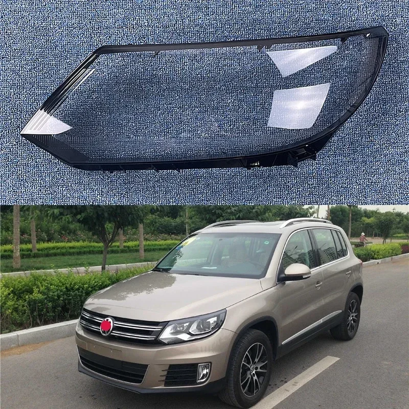 

For Volkswagen Tiguan 2013 2014 2015 2016 2017 Headlight Cover Transparent Lampshade Case Headlamp Shell Lens Plexiglass