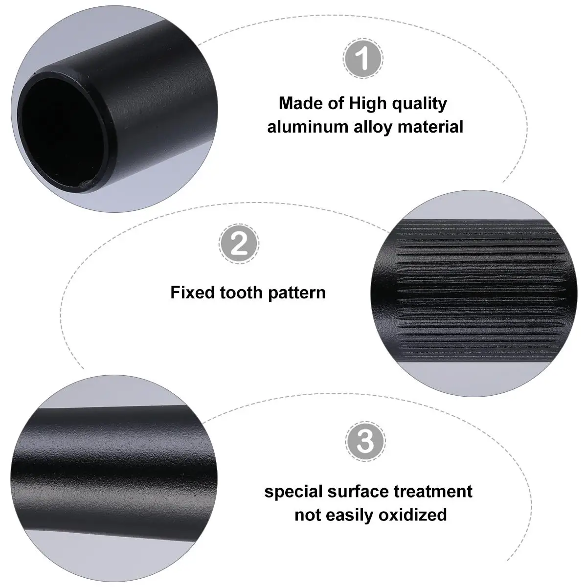 

25 .4mm Complete Set Handlebar Straight Bike Accessories Aluminum Flat Bars for Alloy