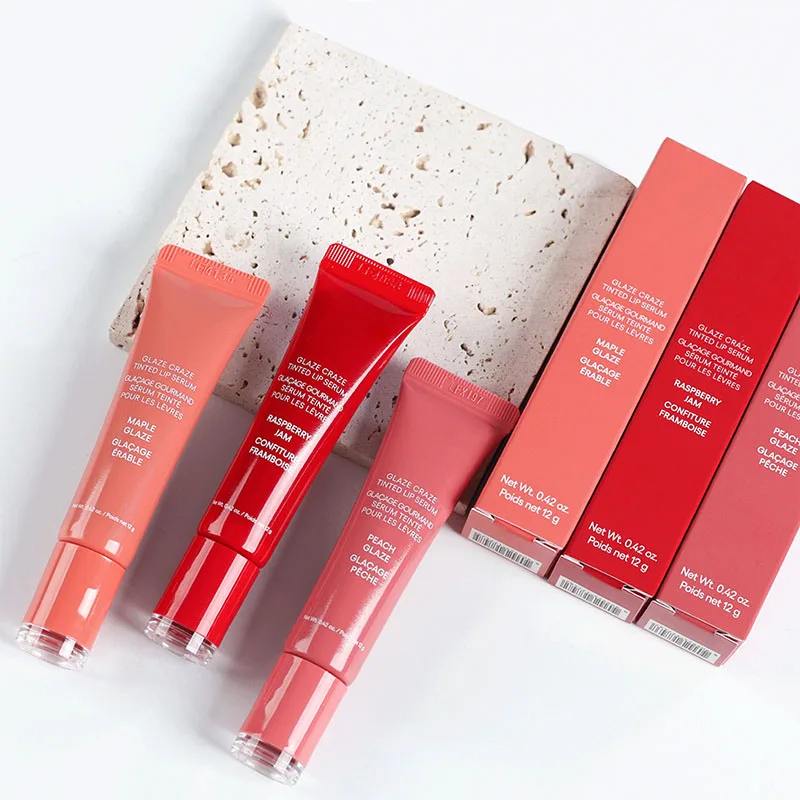 Makeup Donut Lip Gloss Moisturising Multicolored Lip Oil Transparent Light Shiny Lip Balm Water Gloss Glaze Moisturizing Milk