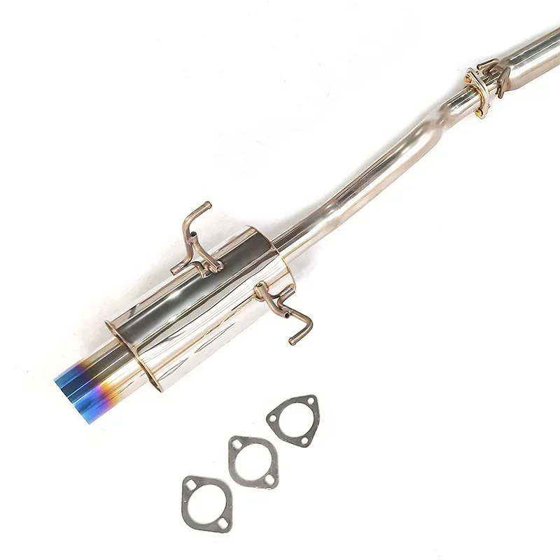 

Catback Exhaust System 2001-2005 Ex 2/4DR With 4" Bbake Blue Tip