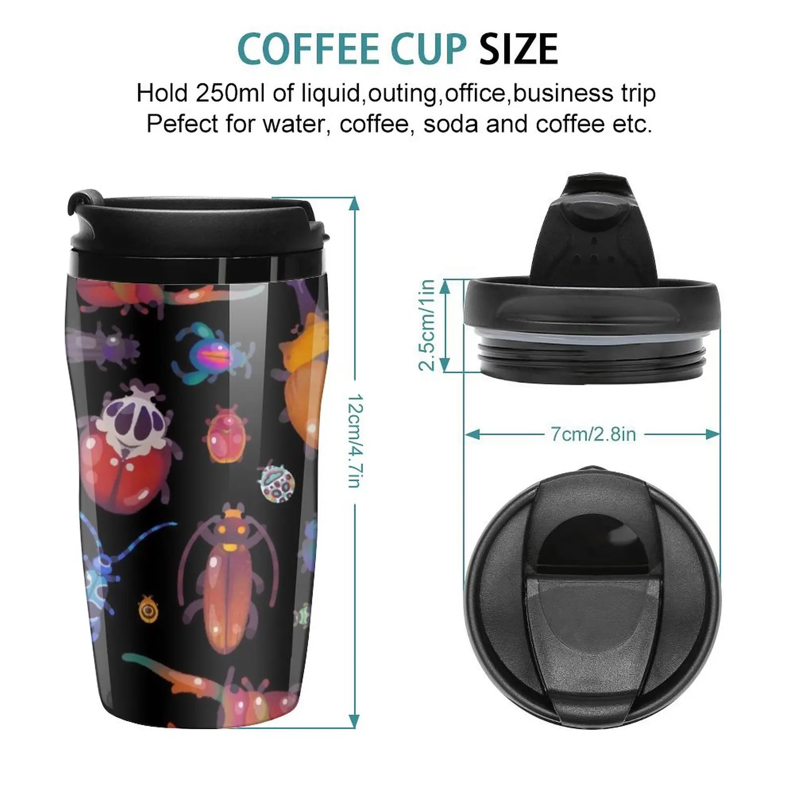 New Beetle Travel Coffee Mug Espresso Shot Coffe Cup