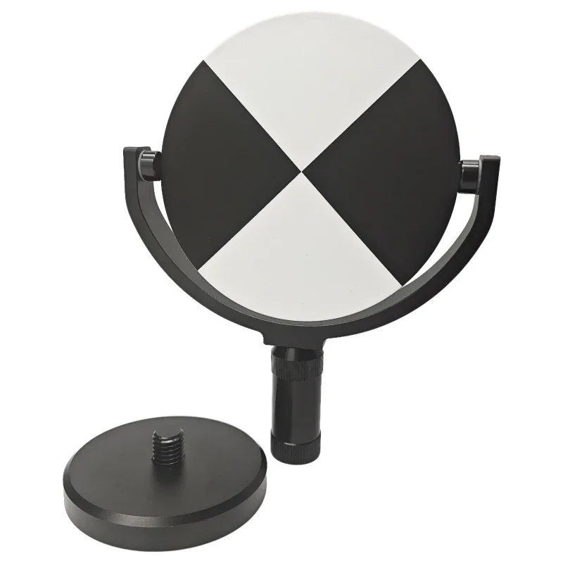 

NEW 6 Inch Adjustable Tilting Target Scanner With Base For Faro Laser tracker 155mm Target Black and White With Magnetic Mount