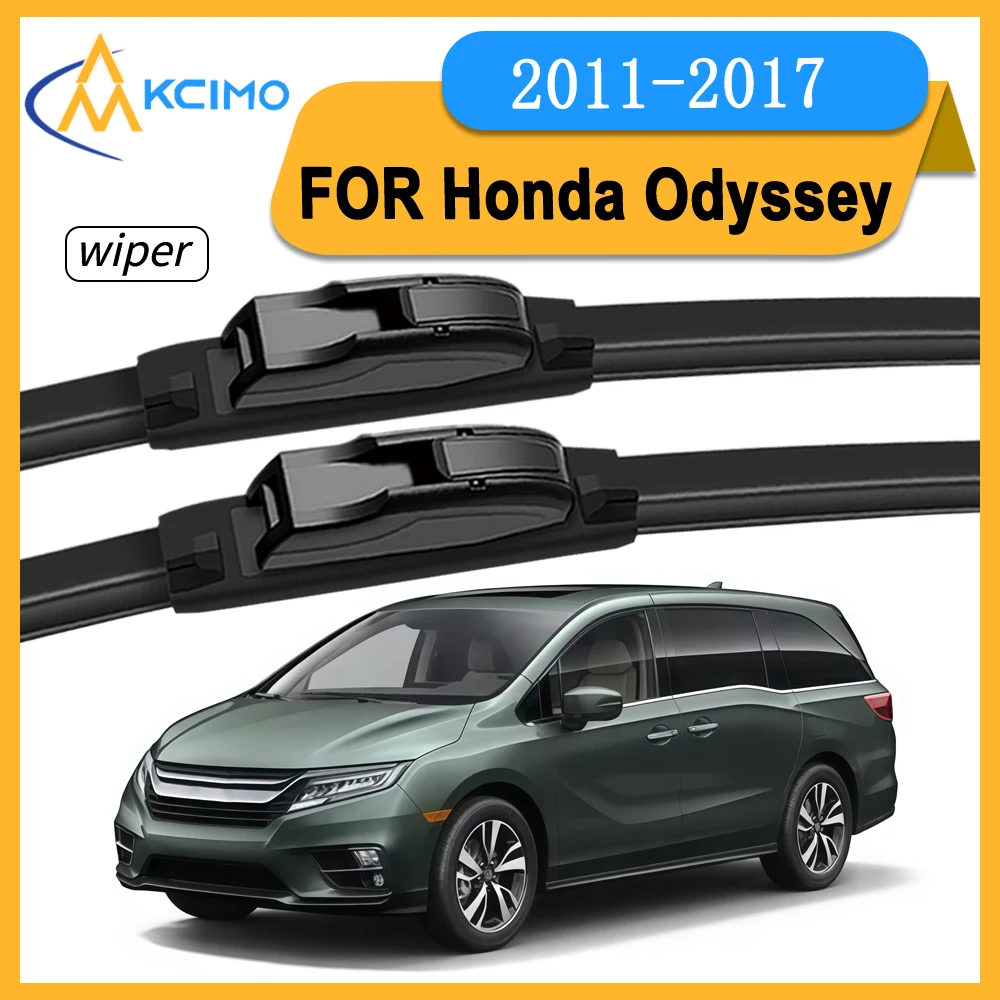 

Wiper Set Flat Blades Replacement For Honda Odyssey RL5 2011-2017 Front Pair Windshield Wipers Easy Installation