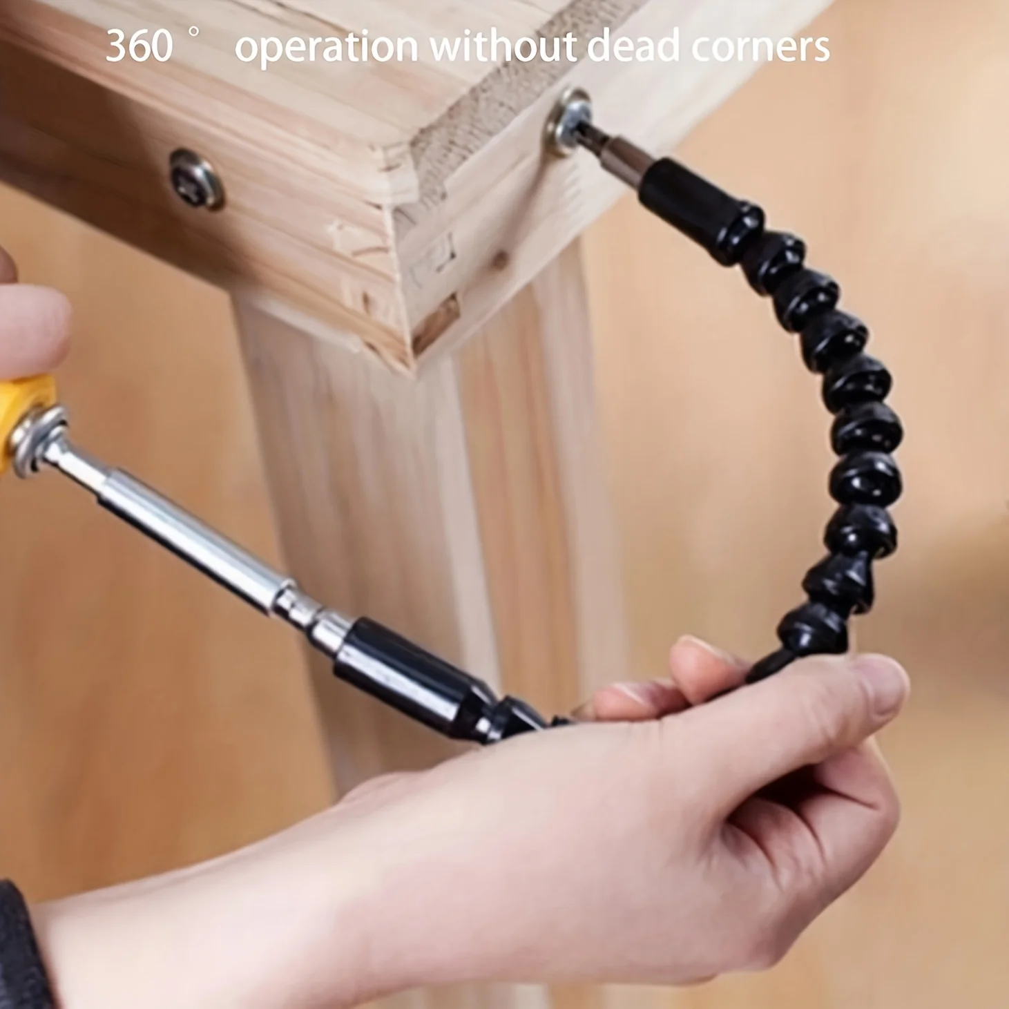 105 Degree Turning Screwdriver Joint Electric Drill Corner Device 300mm Universal Flexible Shaft Connecting Rod Sleeve Tool Set