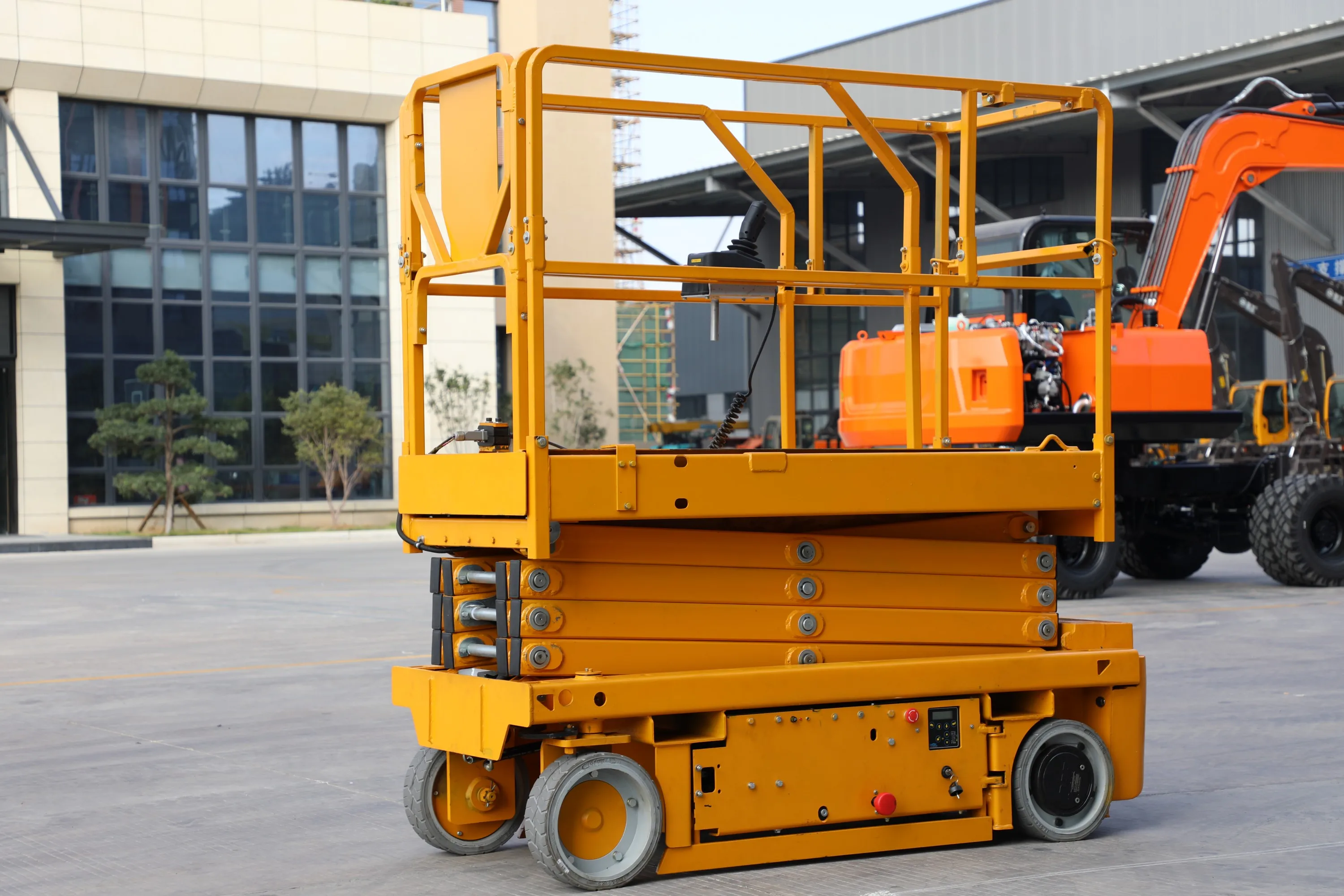 Mobile Portable Hydraulic Aerial Working Platform Movable Small Scissor Manlift Lift