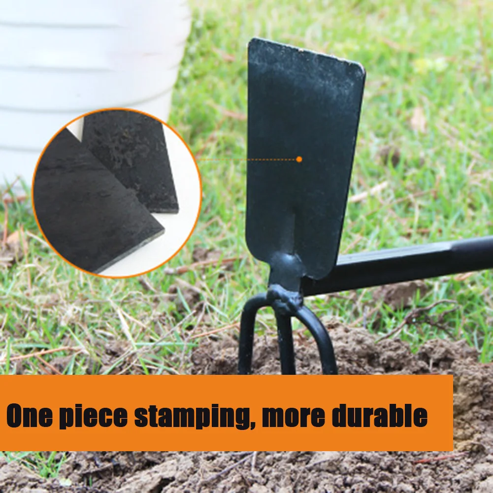 Iron Shovel/Hoe/Rake For Gardening Tool Multifunctional Double-Sided Planting Tool For Garden Digging,Transplanting,Weedin