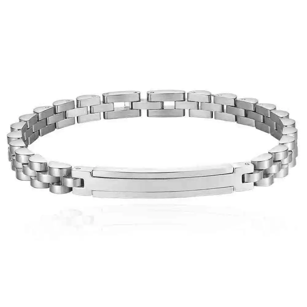 Das neue 6mm18K vergoldete Edelstahlarmband im minimalistischen Stil mit drei gebogenen Perlen kann graviert und verstellbar