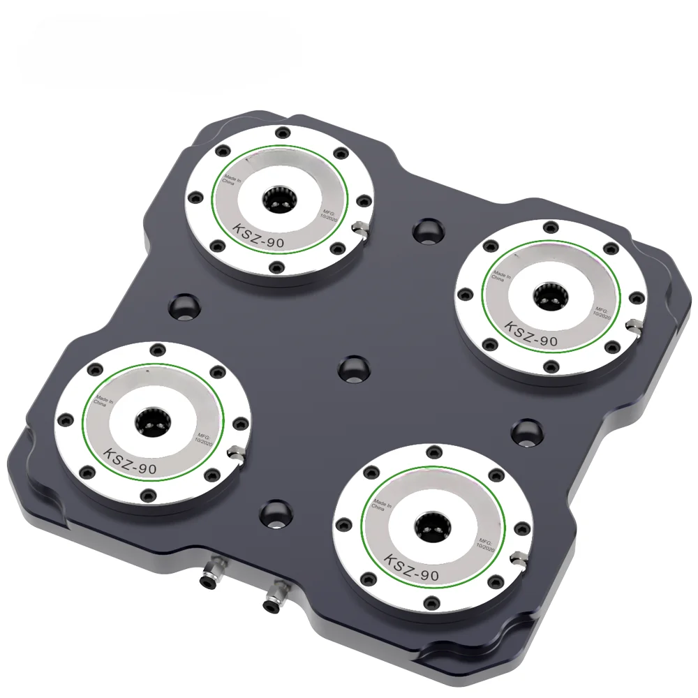 Zero-point Cnc Clamping System with 4 Clamping Stations  for Shortest Set-up Time