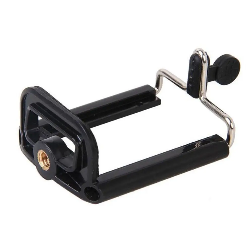 

Black 1/4" Mount Tripod Holder For Tripod Stand Cell Phone Clip Adapter Phone Holder Camera Stand