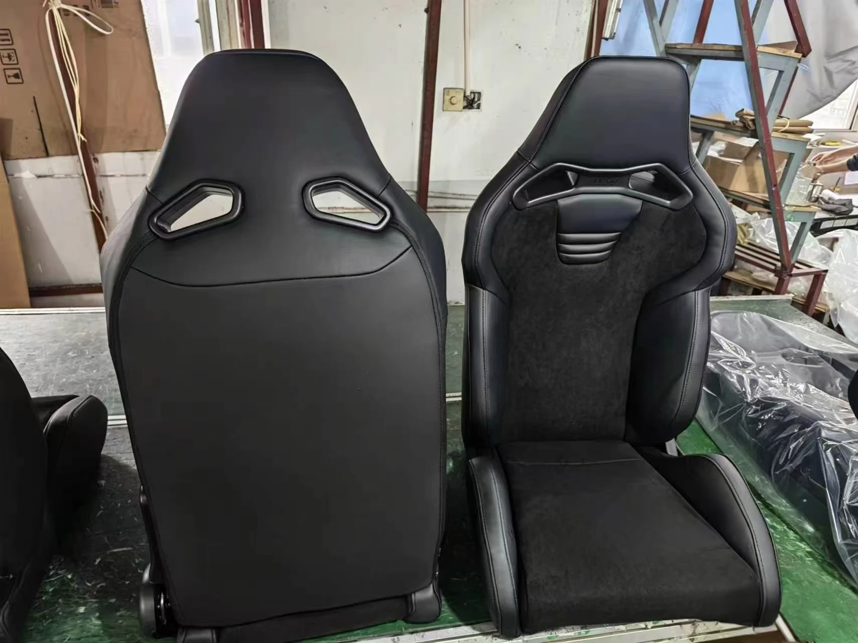 For 9023 in Stock Seat Ready to Ship SR-S High Quality PVC Leather Racing Seats Adjustable Simulator Sim Bucket Sports Style