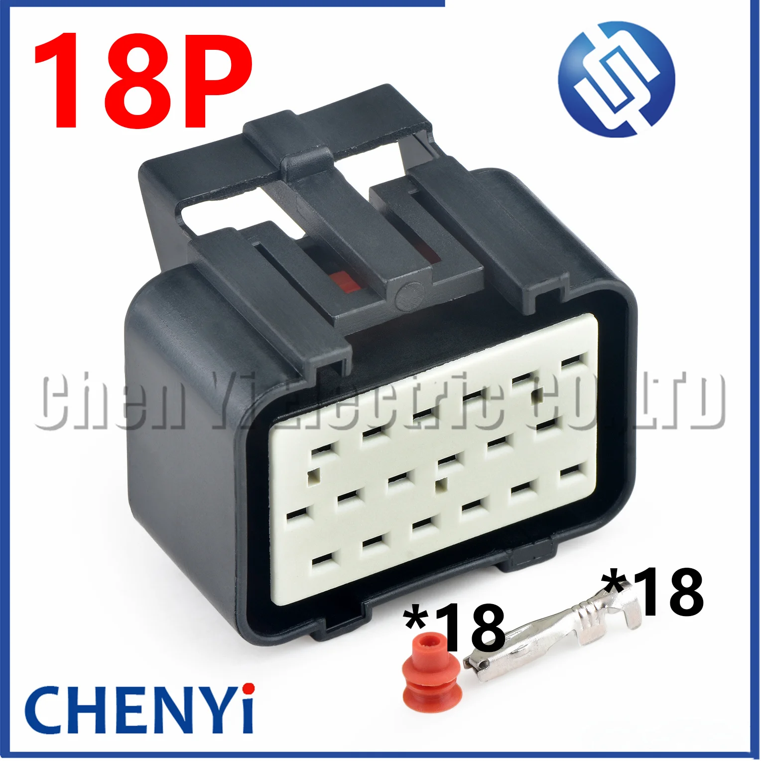 18 Pin female Automotive waterproof connector 344106-1 344107-1 For Hyundai excavator computer board harness plug
