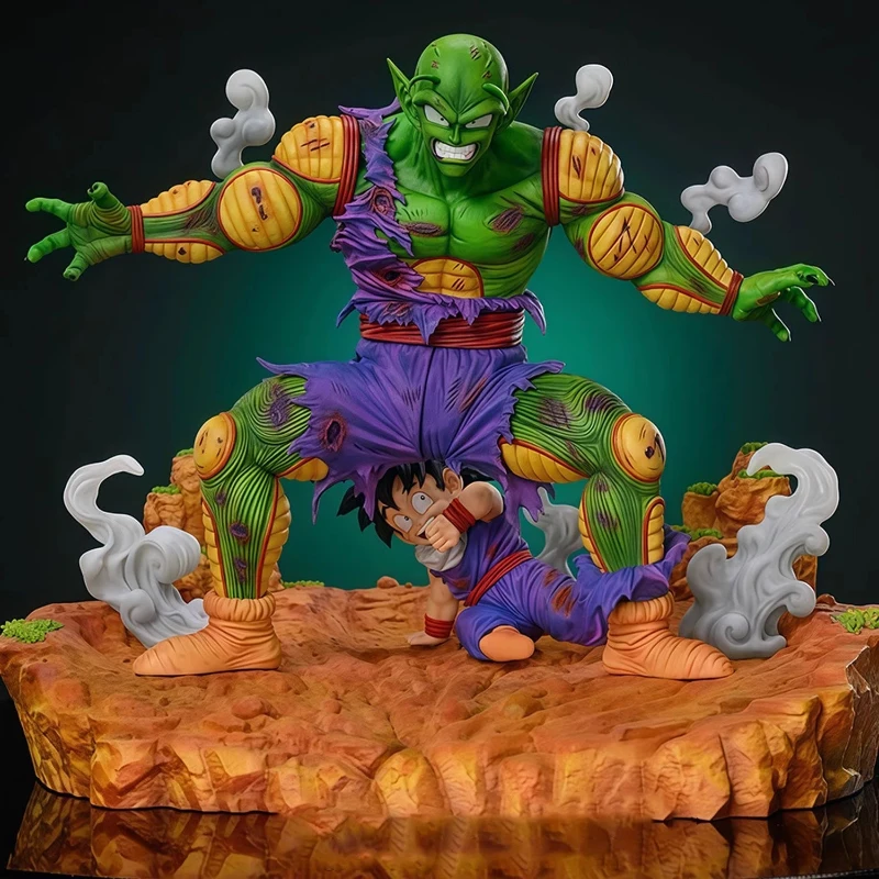 

Dragon Ball Piccolo Protecting Gohan Action Figure Anime Character Scene Model With Exclusive Base Collectible Toy For Fans Gift
