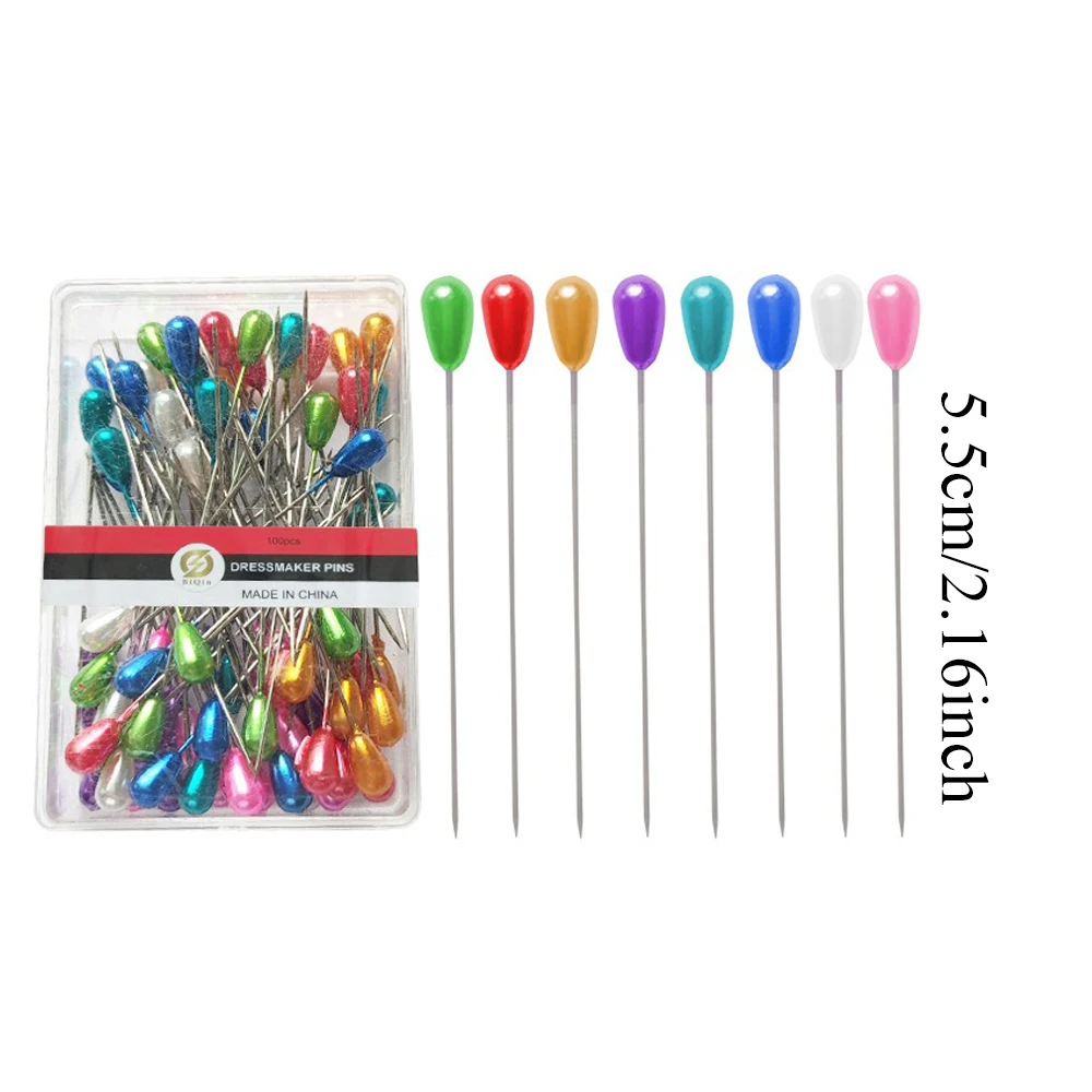 100PCS Pearl Head Straight Pins for DIY Craft