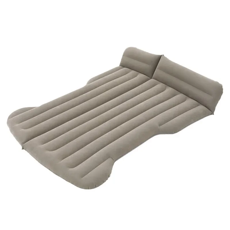 Car inflatable bed Portable air mattress SUV trunk sleeping mattress Multifunctional car mattress Flocking air bed