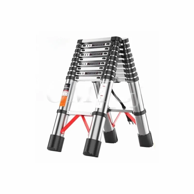 

3.4/4.2M Household Telescopic Ladder Portable Thickened Ladders Engineering Outdoor Folding Ladder