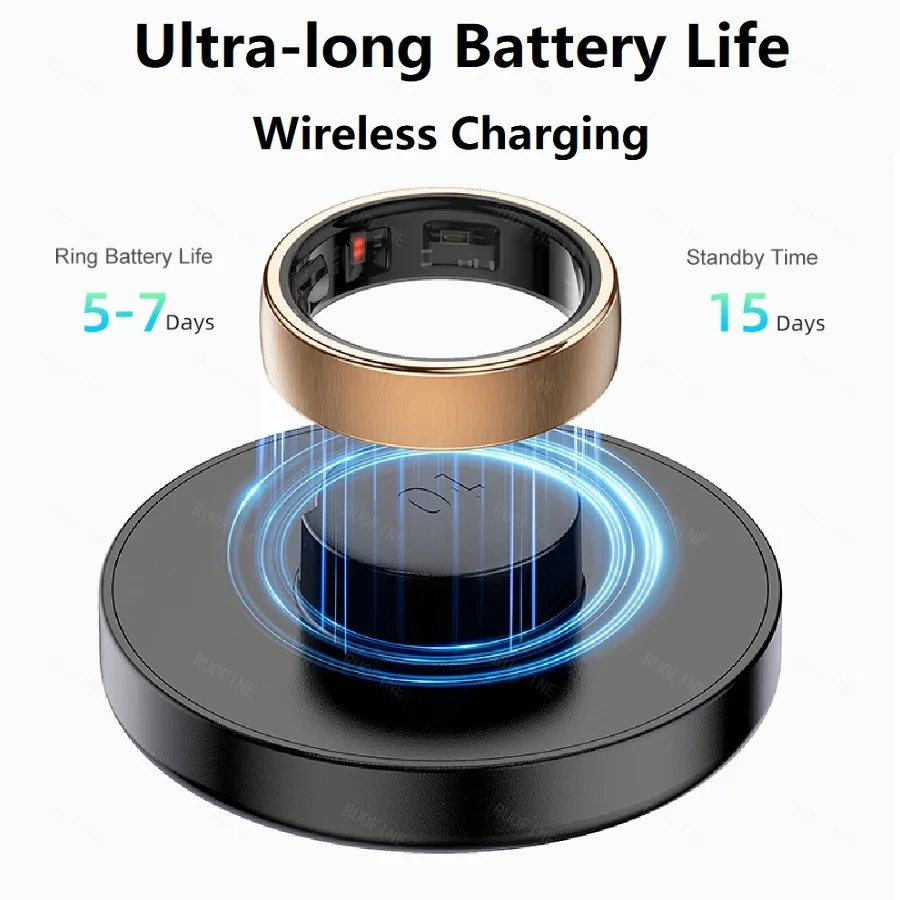 R10 Monitoring Ring For Galaxy Qring Heart Rate Monitor More Precise Stainless Steel Wireless Charger Products 2025 New Couples