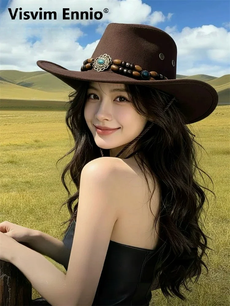 visvim-ennio-Edition-collaborative-chapeau-de-cowboy-western-pour-femme-casquette-de-voyage-collection-automne-2026-sans-marque