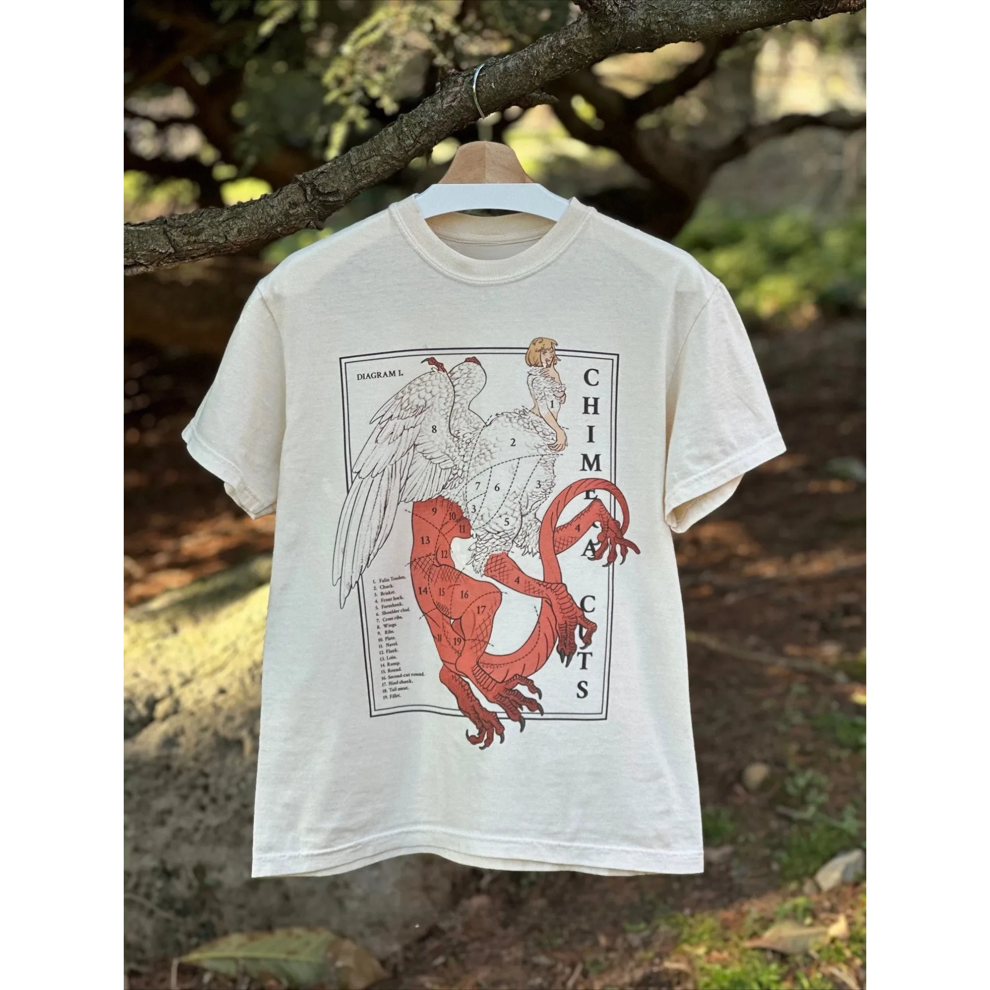 Anime Delicious in Dungeon Meshi Laios Touden T Shirt Fashion Men Skull Halloween Tshirt Unisex Falin Chimera Cotton Tees Shirts