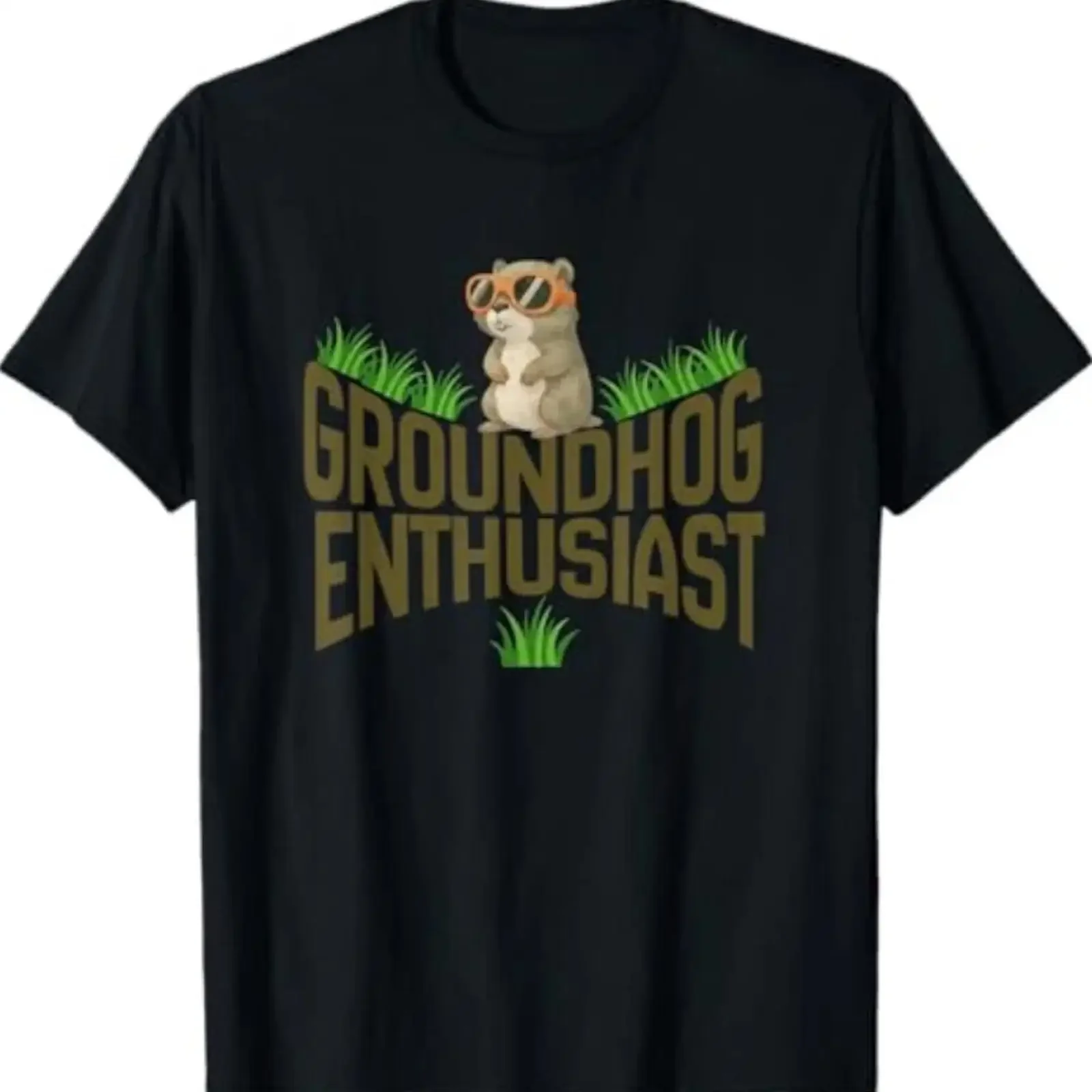 Cute Groundhog Enthusiast February 2 Groundhog's Day T Shirt vintage Washed Unisex fashion Comfortable Stylish Breathable