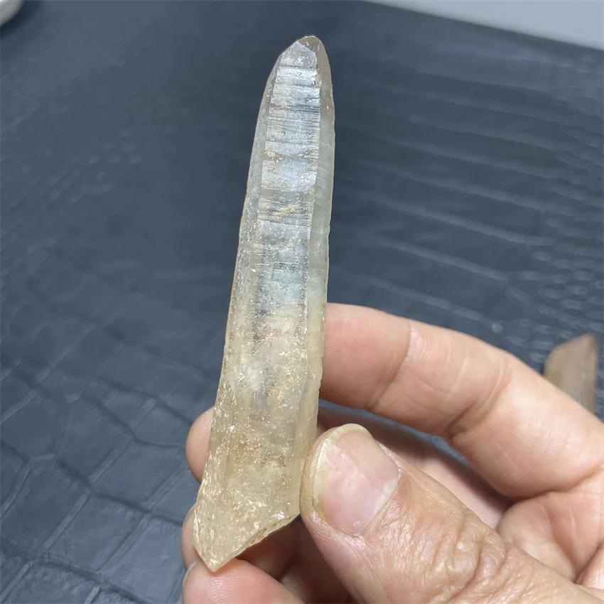 Pink crystal Clear Lemurian Seed Quartz Natural Point Cluster Crystal Rough Healing