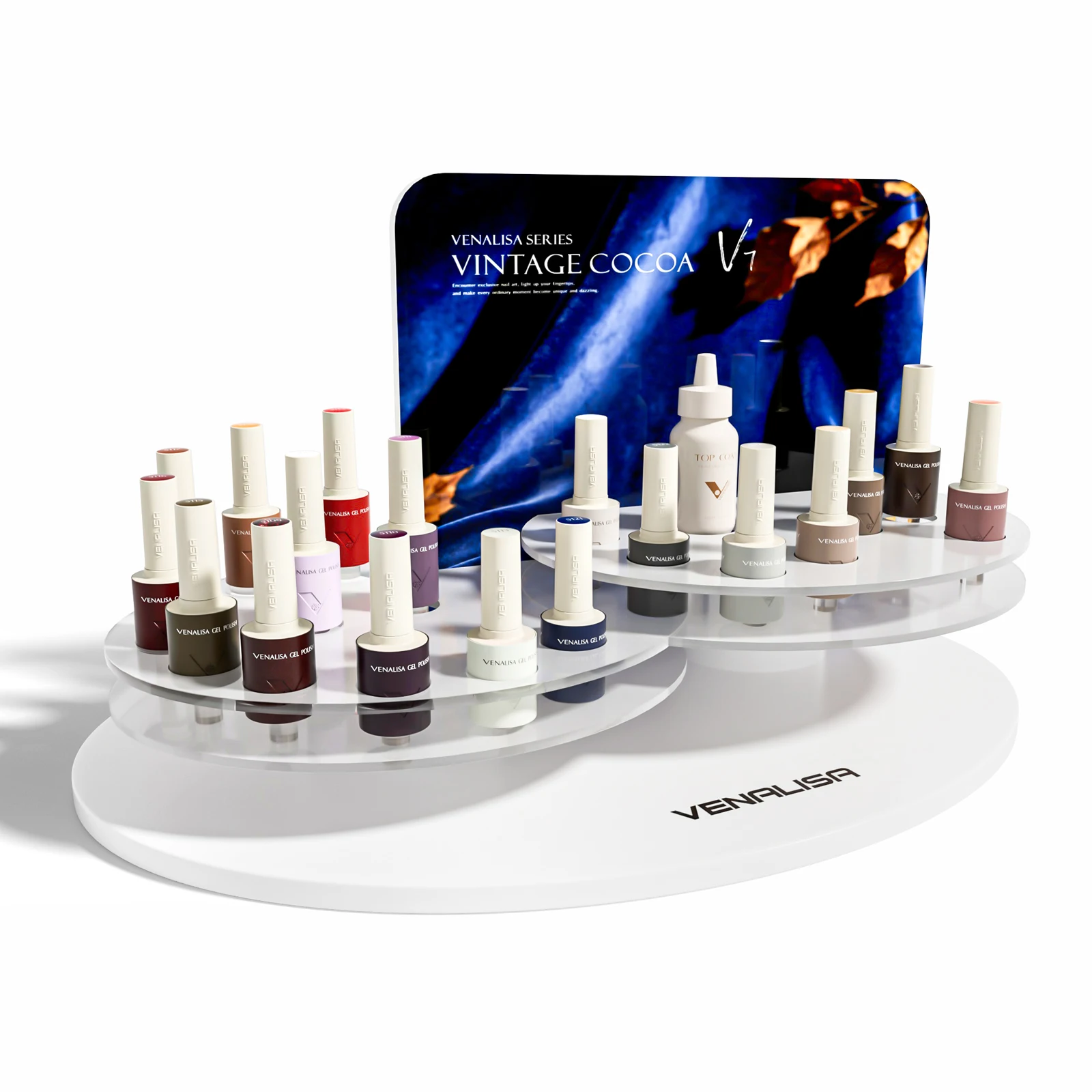 VENALISA V7 Gel-Nagellack 18 Farben Herbst-Winter Vintage-Kollektion 10ml HEMA-frei TPO-frei Aushärtbarer UV-LED-Nagelgel-Lack – Detail 7