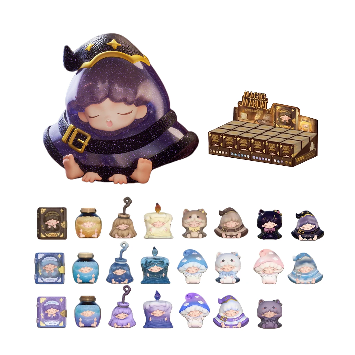 HIPLAY JOTOYS YUMO Magic Manual Mini Series Set Box Blind Box Figure