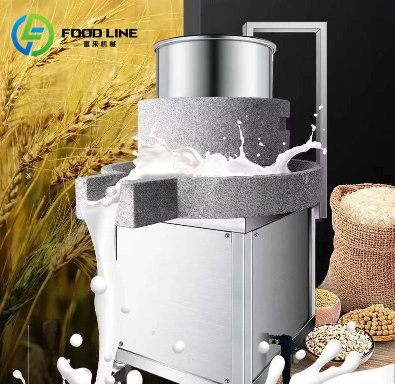 Electric Stone Mill Pulping Machine for Grinding Rice Soybeans Sesame Seeds and Making Rice Noodles