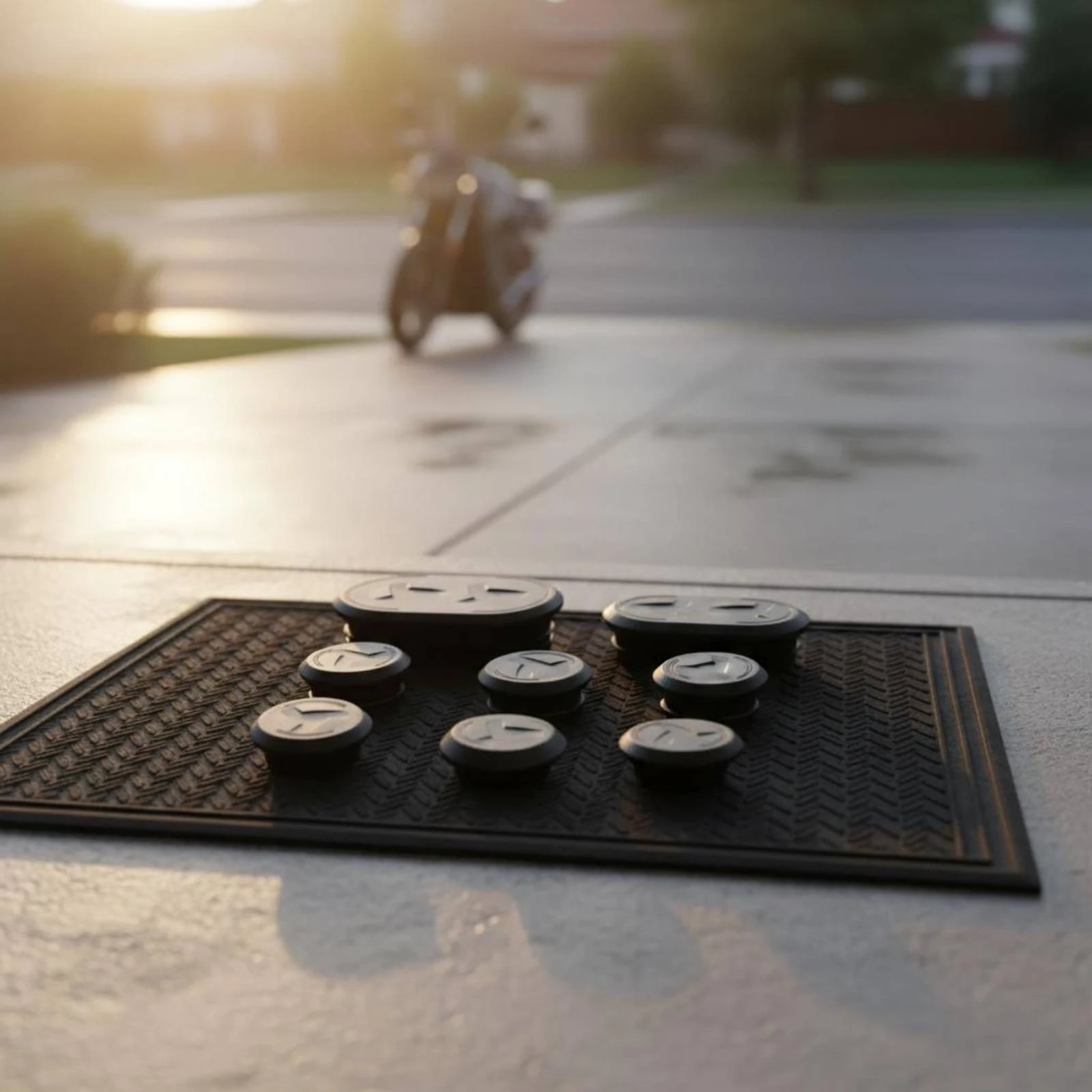 8 Pieces Motorcycle Frame Hole Plug Elastic Motorcycle Frame Plug Vehicle Part Easy Installation Rust Resistant for Repair