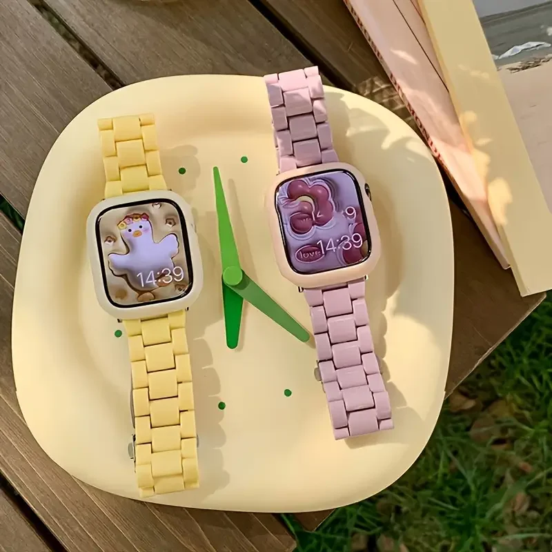 Candy Strap For Apple Watch band 44mm 40mm 41mm 45mm 38mm/42mm/46mm link bracelet iwatch series 10 9/8/7/SE 6 5 4 3 ultra 2 49mm