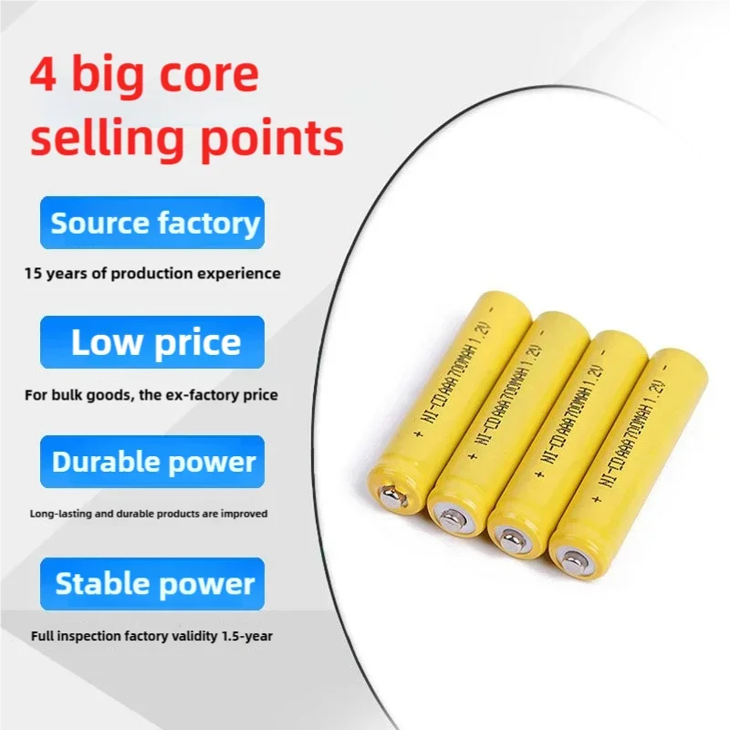 AAA Ni-CD Rechargeable Battery 1.2V 700mAh Triple A Batteries for Remote Control Toy Mouse Torch Alarm Clock MP3 Player view 4
