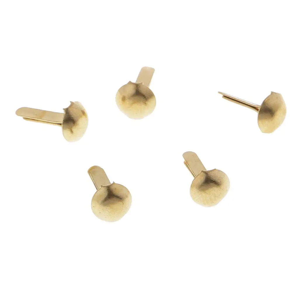 Decorative Brads for Scrapbooking Small Round Metal Paper Fasteners for Craft Tools and Card Making Supplies