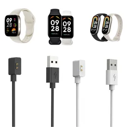 USB Charging Cable For Xiaomi Mi band 10 9/8/7/Pro Redmi Watch 6 5 Lite 4/3/2 Active Dock Charger Power Adapter