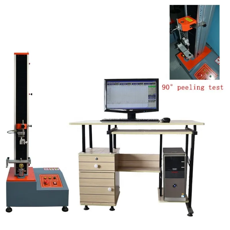 

90/180 Adhesive Tape Peeling Strength Test Machine Tester 500n 50kg 200kg Tensile Testing Machine